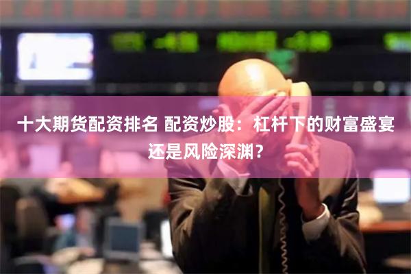 十大期貨配資排名 配資炒股：杠桿下的財(cái)富盛宴還是風(fēng)險(xiǎn)深淵？